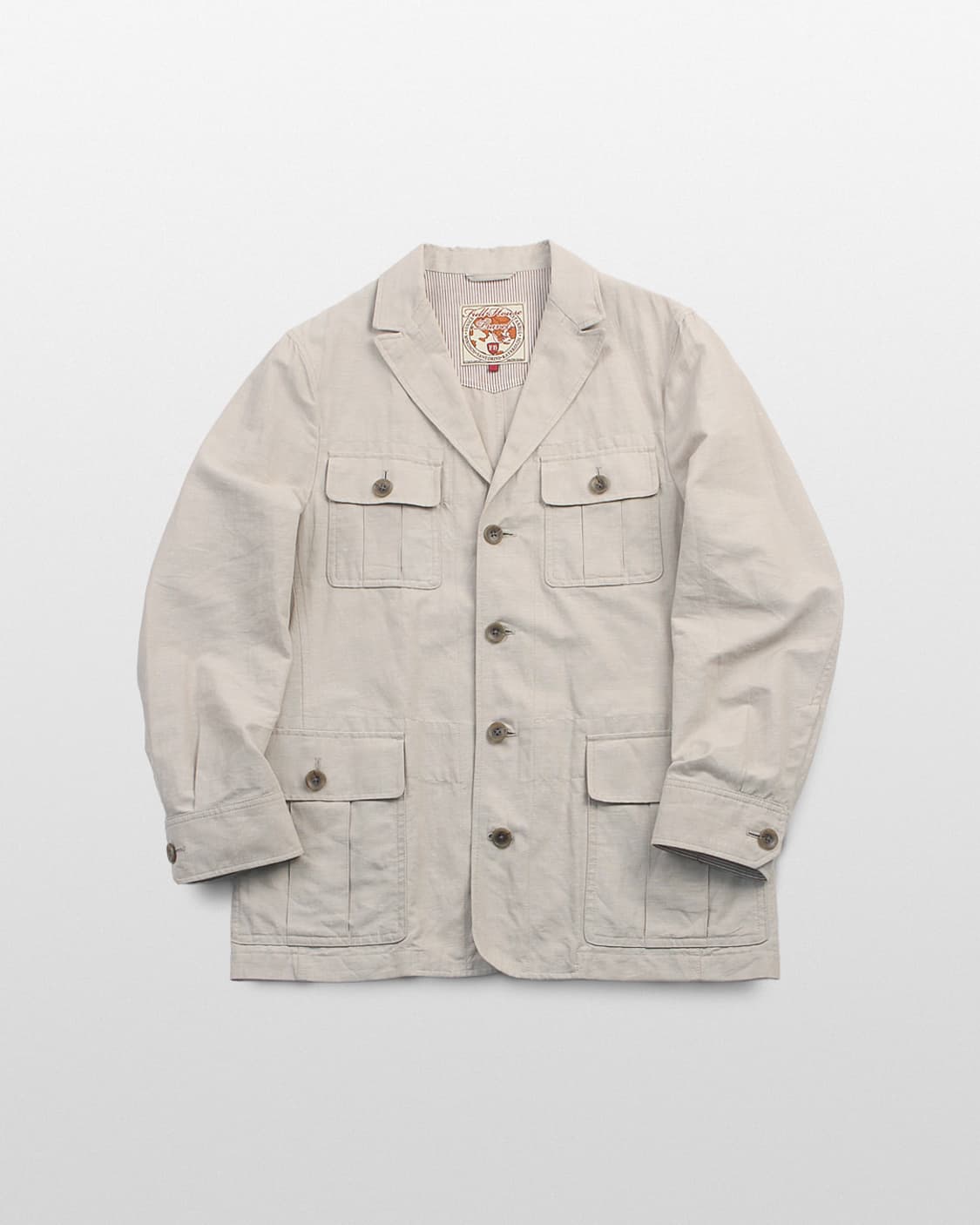 FULL HOUSE TRAVEL Linen Safari Jacket  상품이미지1