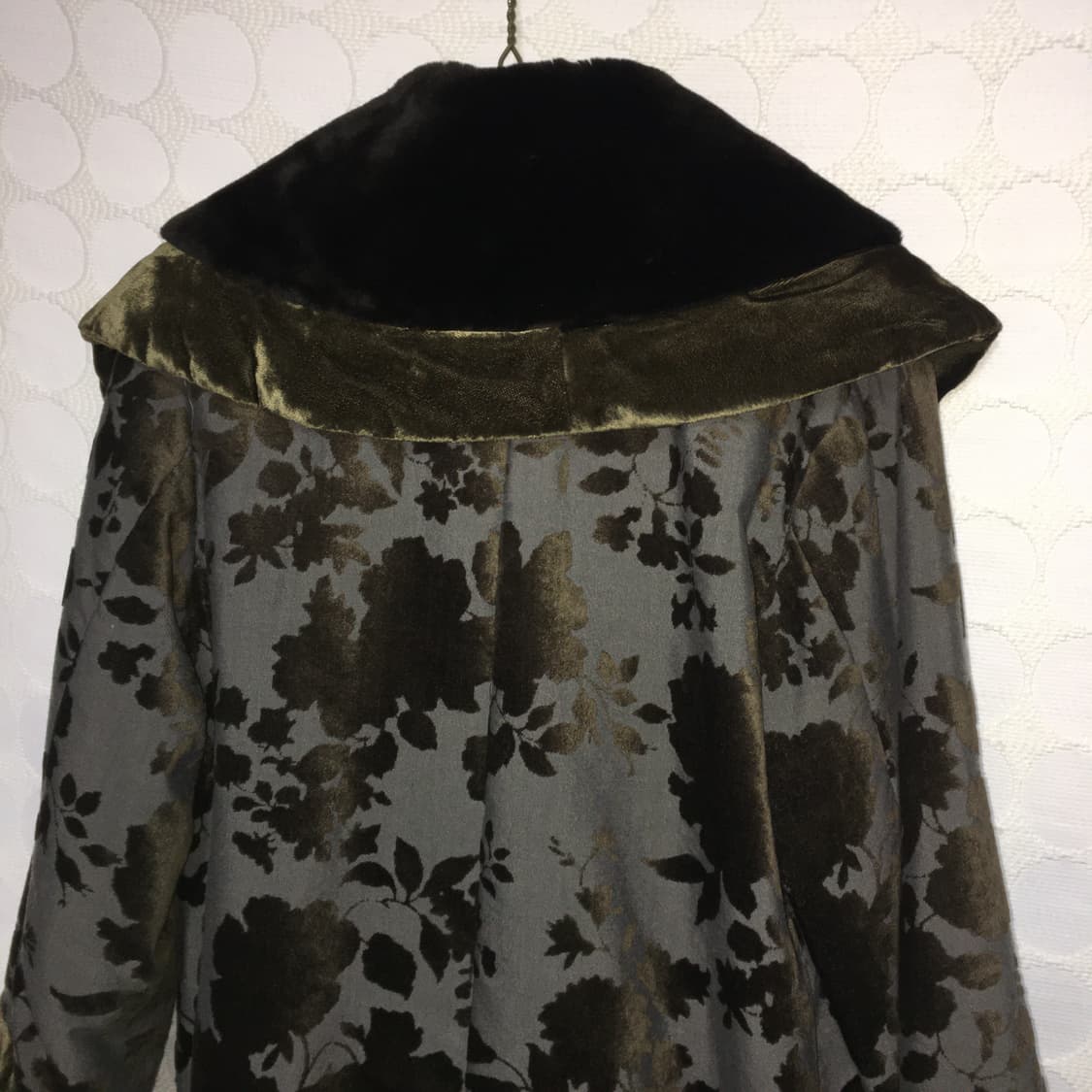 Kenzo 플로럴 벨벳 코트 상품이미지6