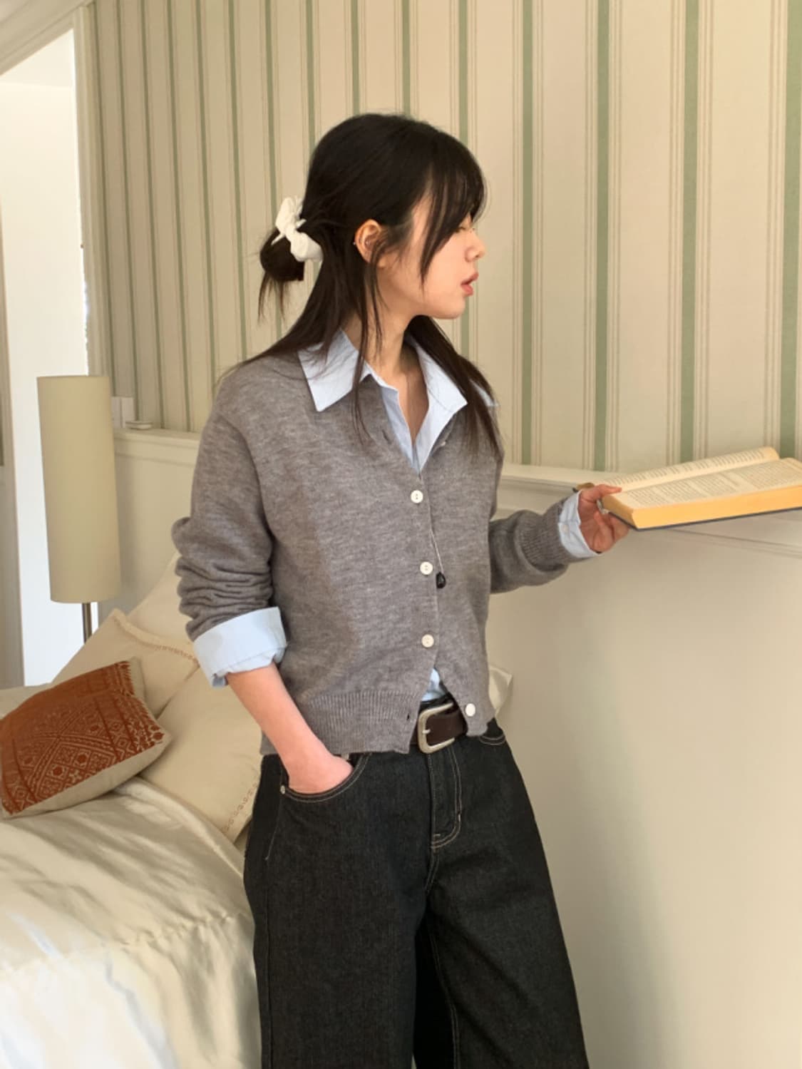 서울베이스드 라운드 가디건 상품이미지2