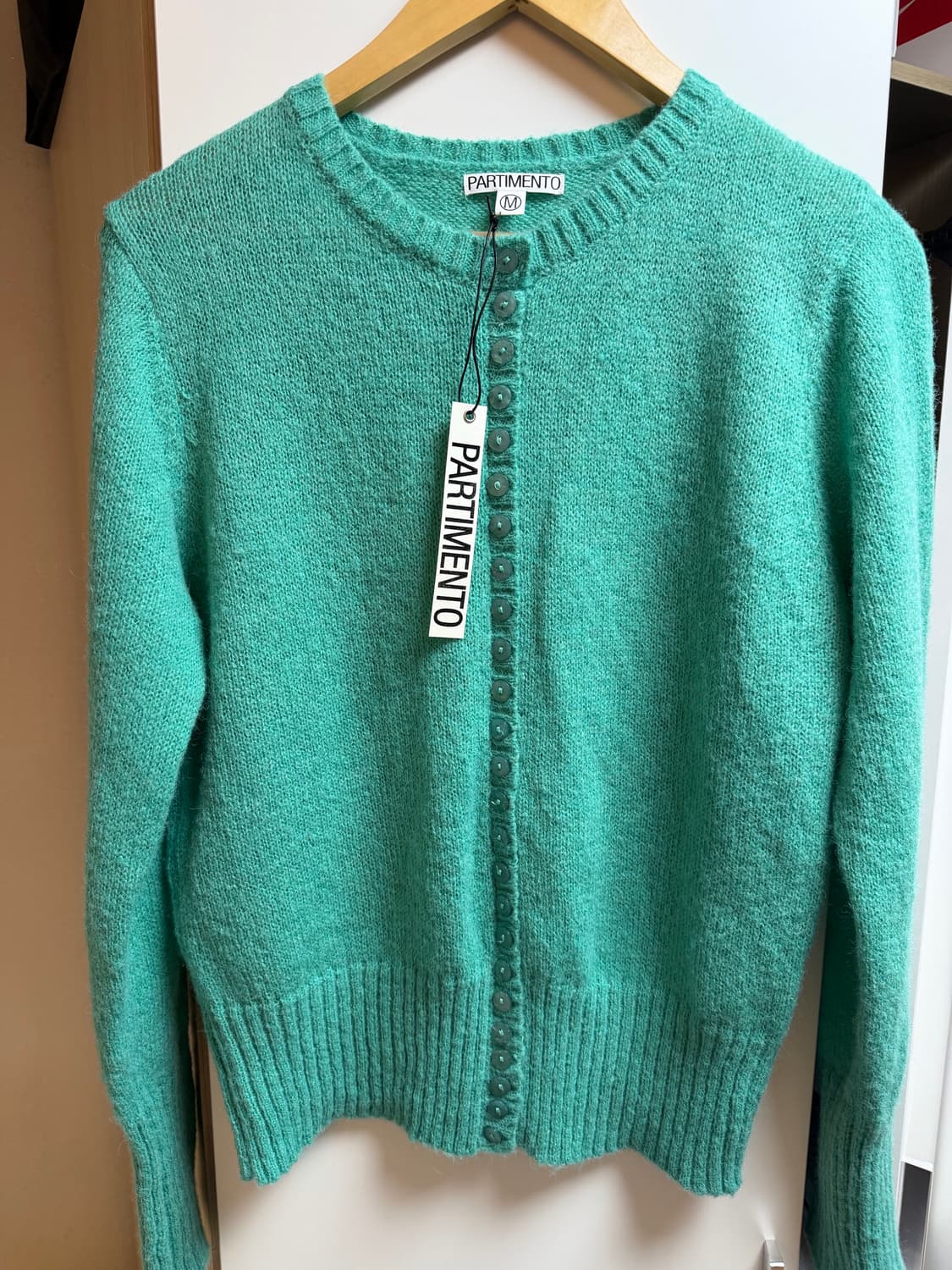 파르티멘토 와이드 리브 버튼업 가디건 M 상품이미지1