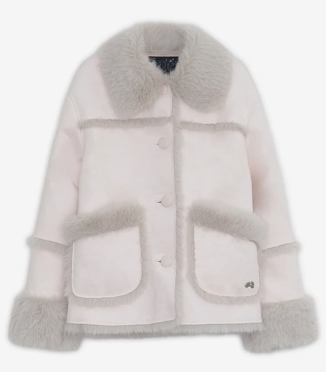 시어링 무스탕 자켓 (핑크) 상품이미지1