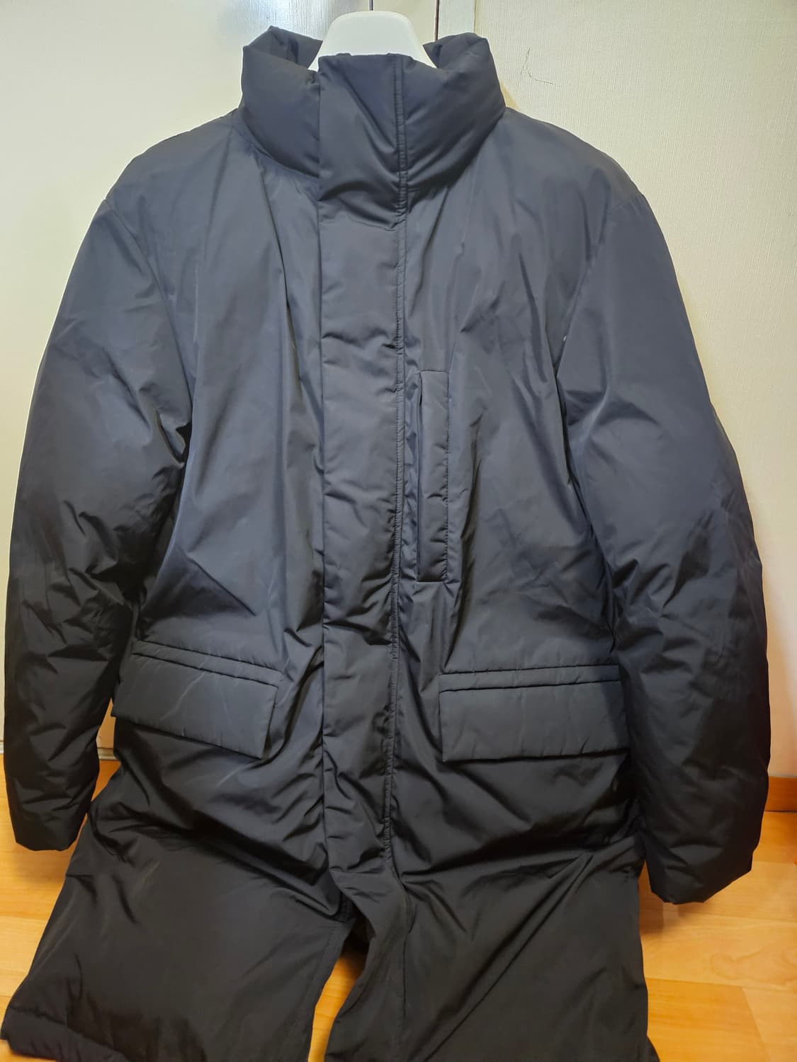 L ~ XL) 포터리 POTTERY 파일 파카 구스다운 패딩 블랙 상품이미지2