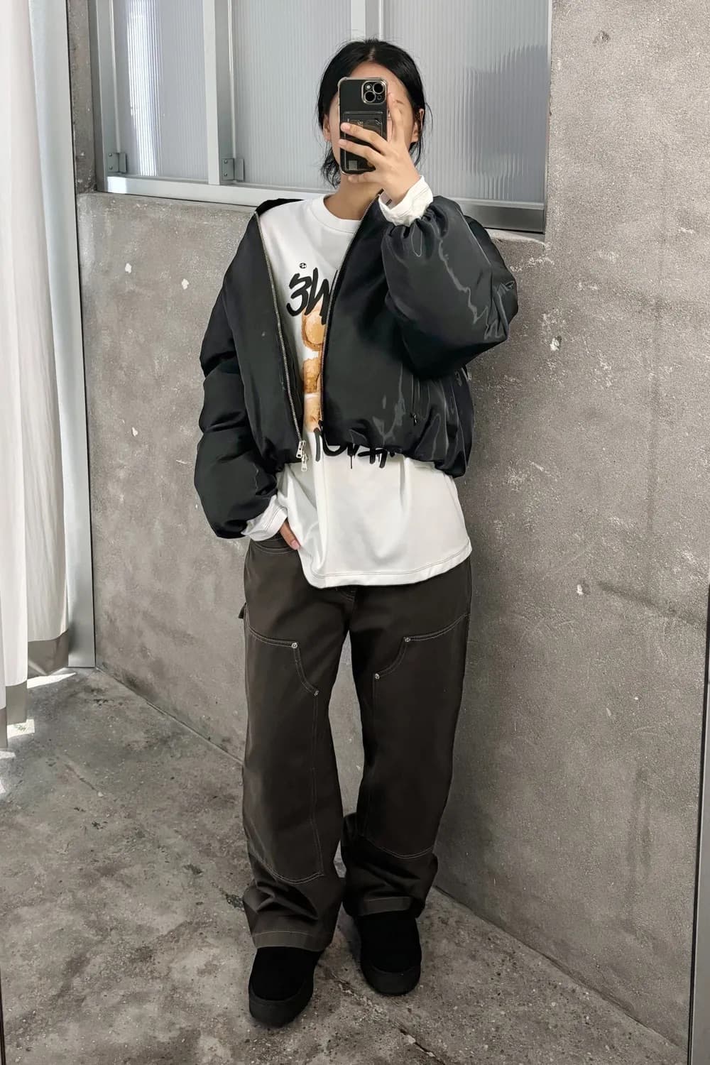 인사일런스 샤이닝 다운 자켓 (black, M) 상품이미지7