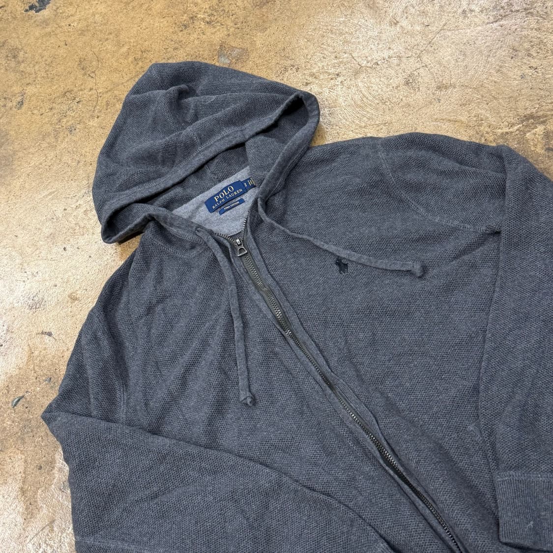 폴로 랄프로렌 그레이 후드집업  상품이미지1