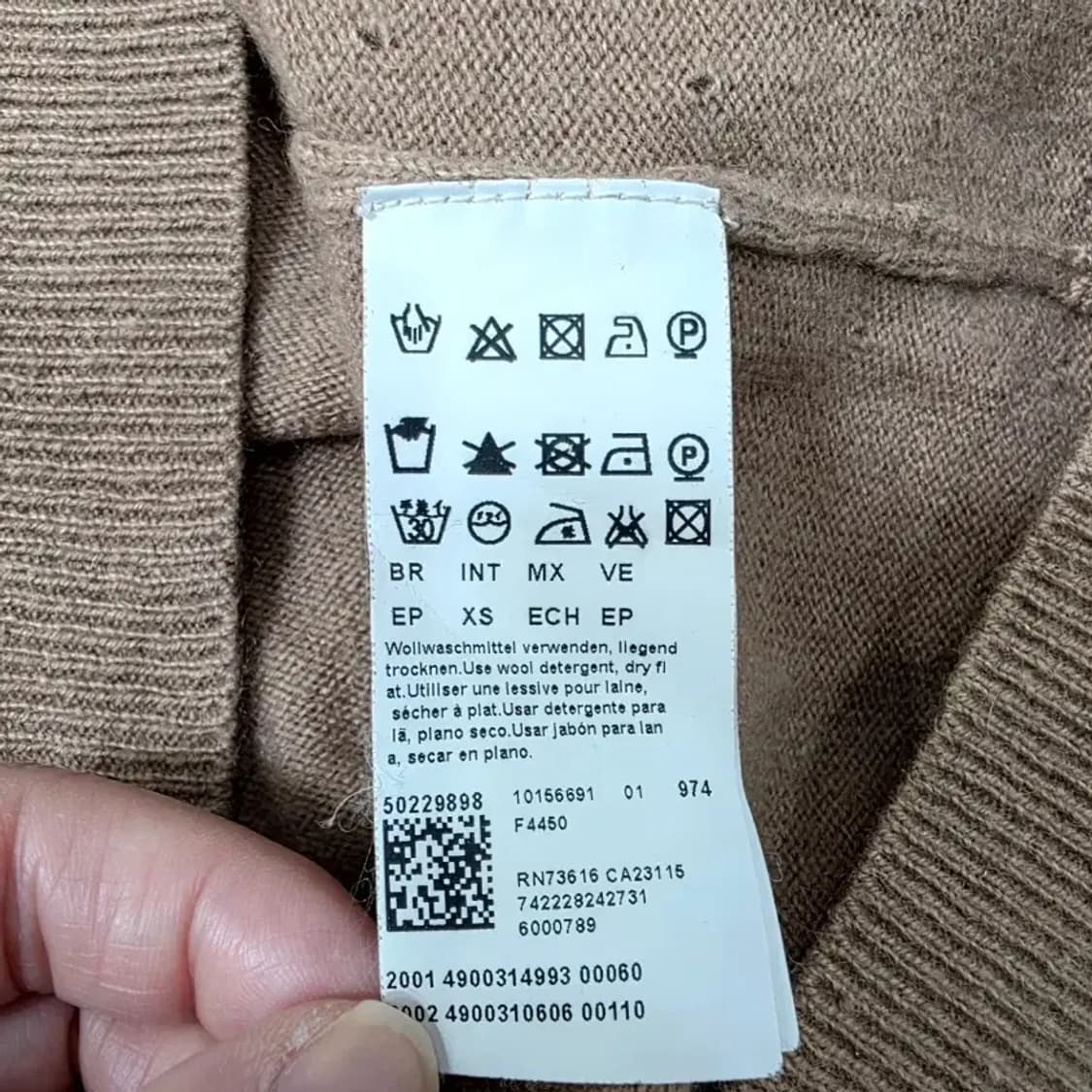 BOSS 보스 배색 울 니트 55 상품이미지6