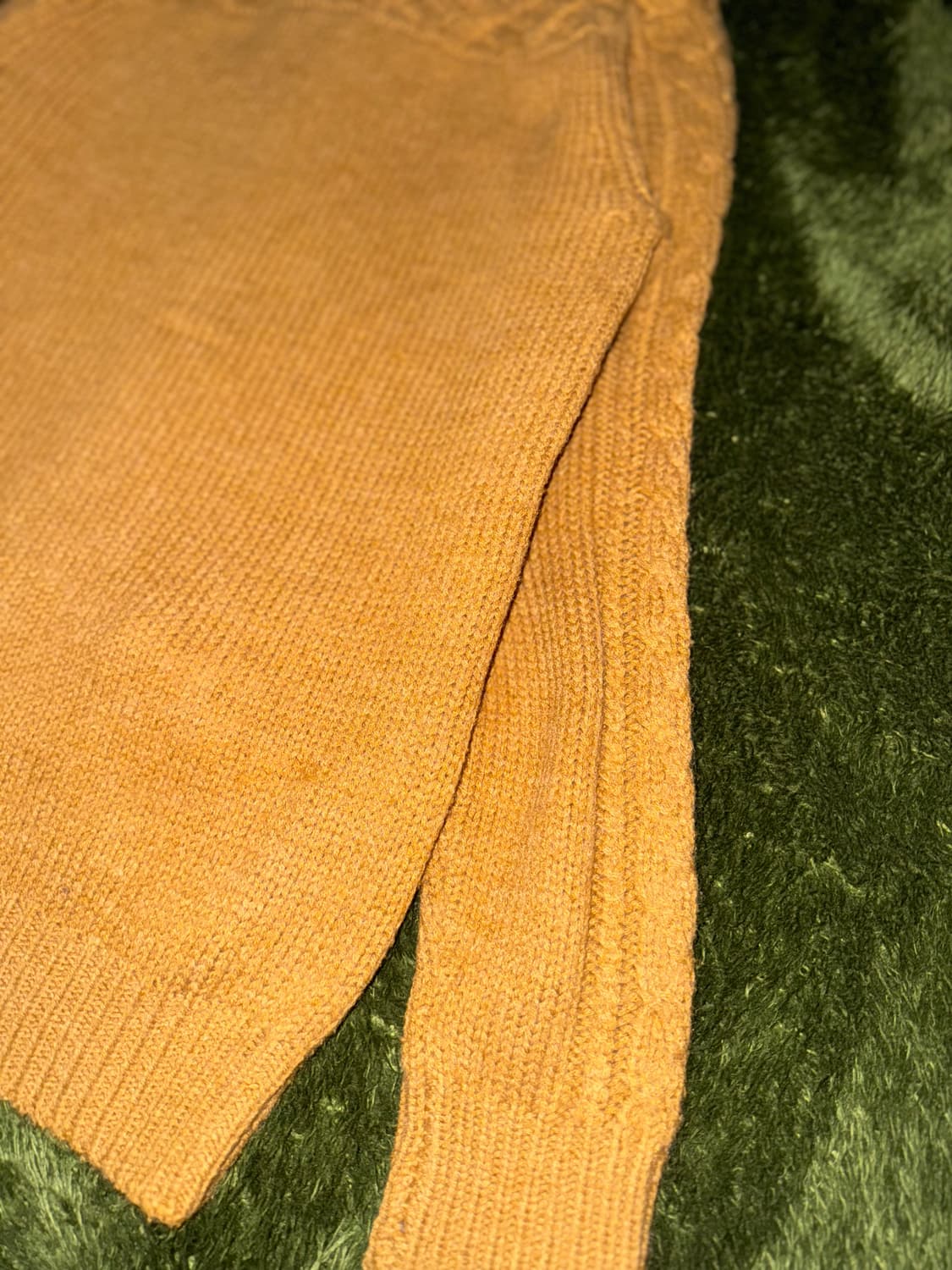 [S] BEAMS HEART 빔즈 하트 숄칼라 케이블 니트 가디건 상품이미지9