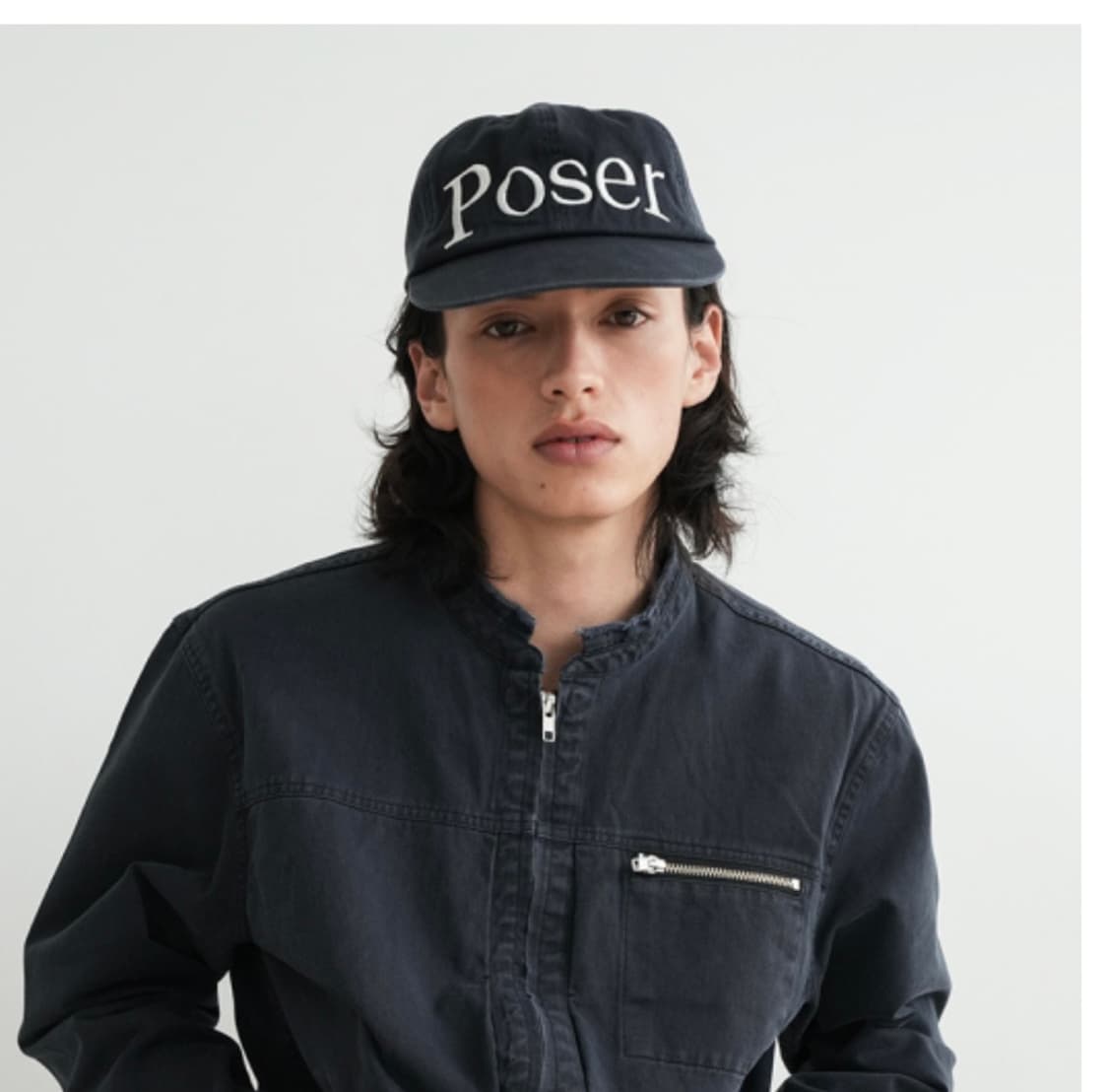 구보 Poser 캡 네이비 상품이미지1