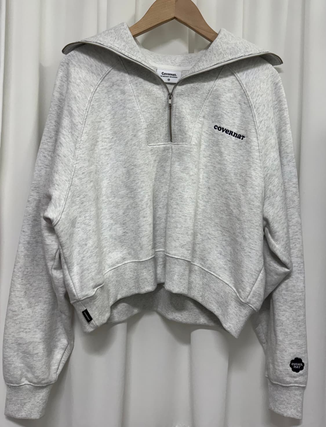 커버낫 하프집업 맨투맨 상품이미지5