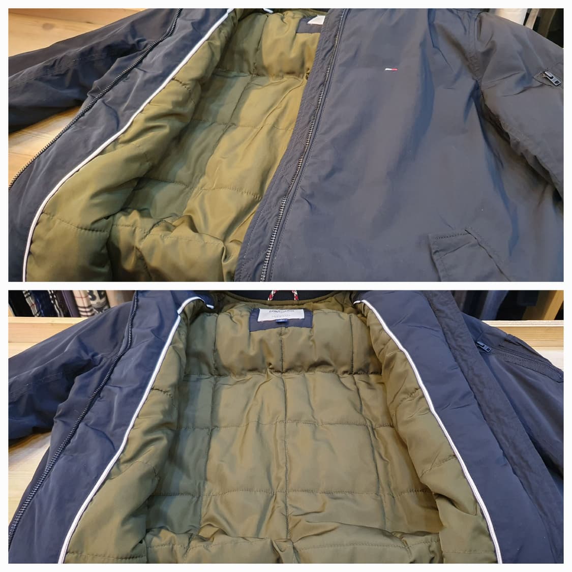 66.타미 블랙 패딩점퍼 상품이미지6