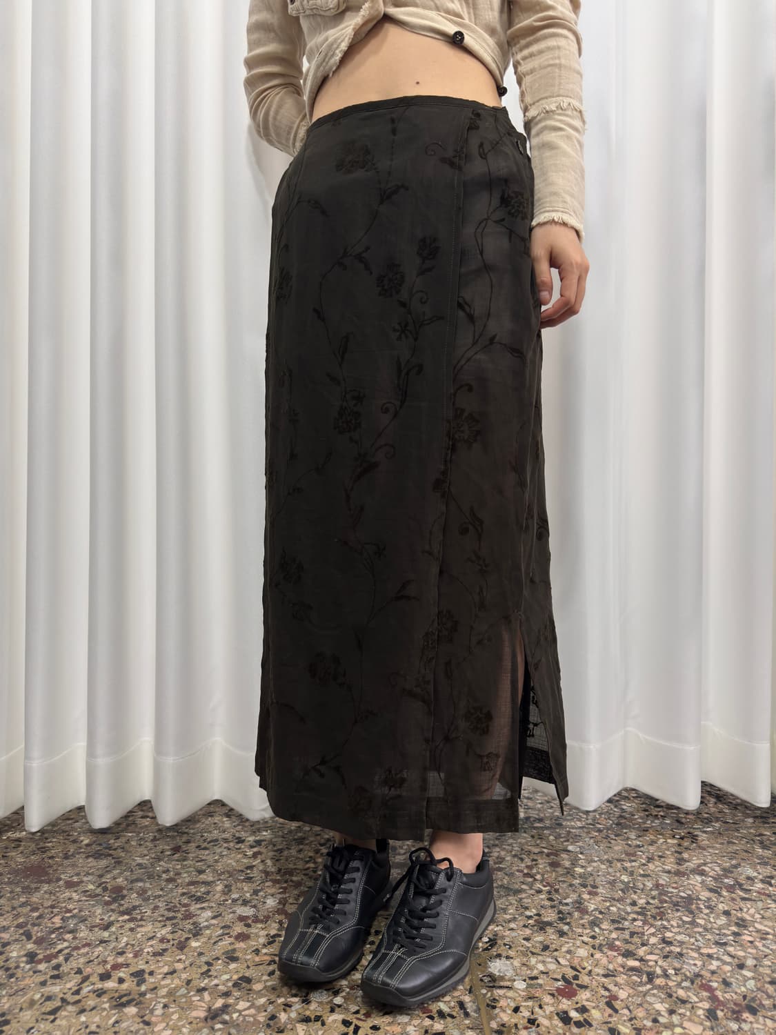 evex by krizia oriental wrap skirt 상품이미지3