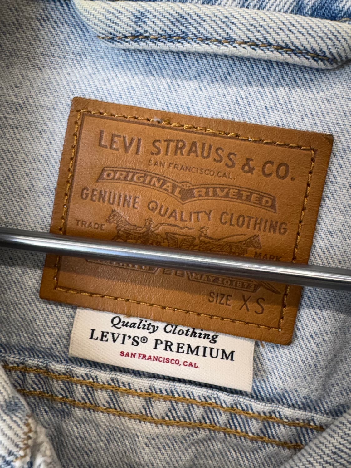 리바이스 프리미엄 리워크 크롭 데님 자켓 상품이미지7