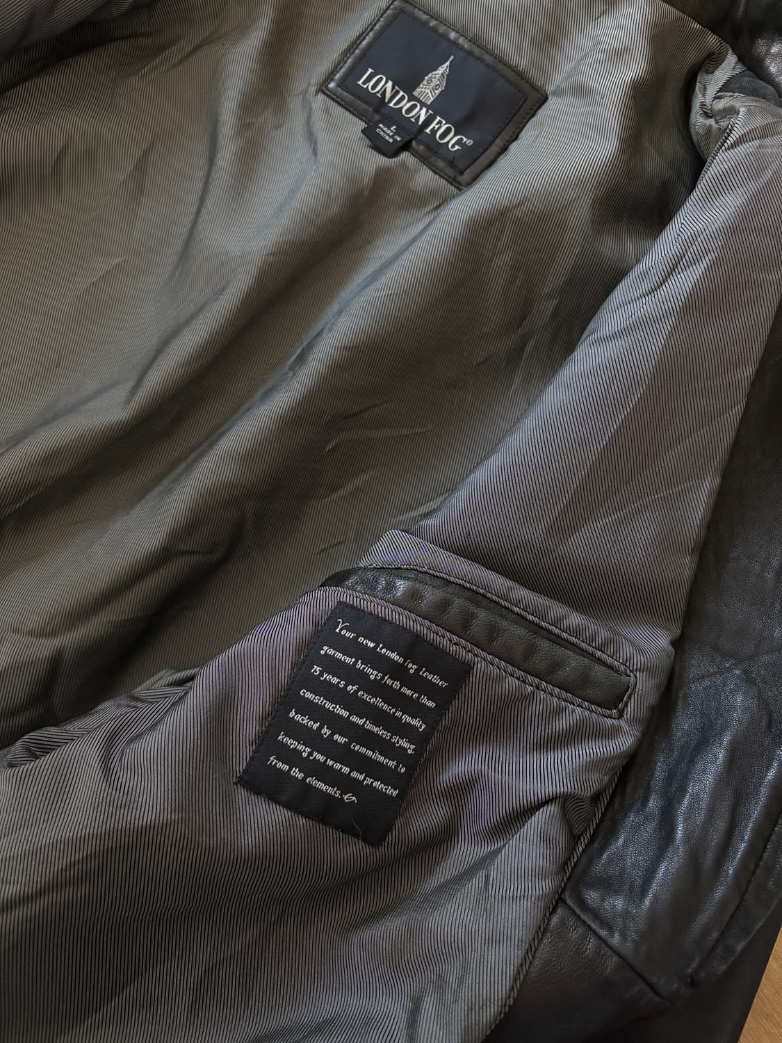 런던포그 리얼 가죽자켓 상품이미지6