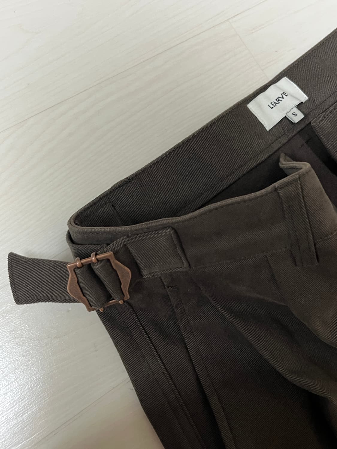 LEARVE 르아브 비조 코튼 팬츠 (미착용) 상품이미지5