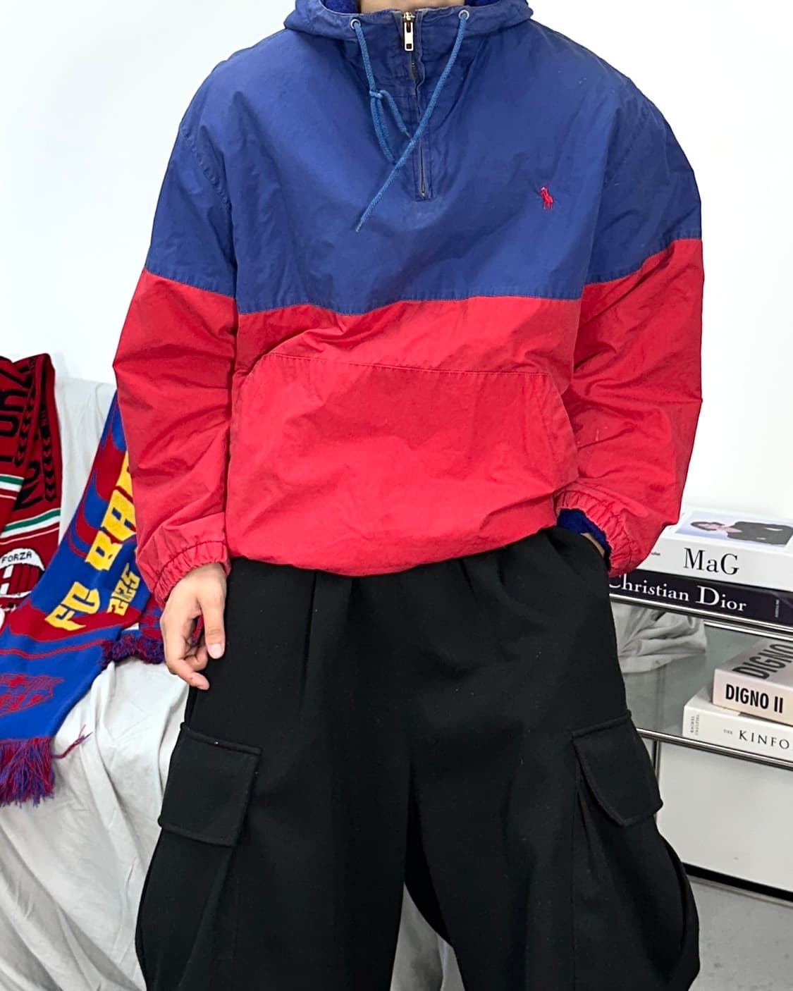 폴로 랄프로렌 80s 클래식 아노락 자켓 M 상품이미지2
