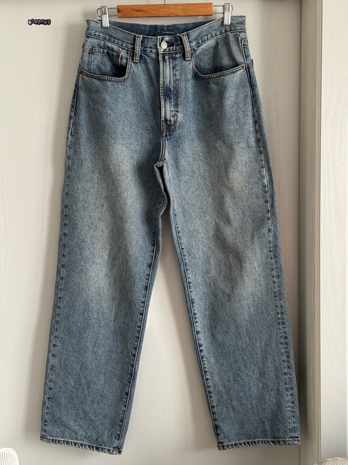 [M] 디스이즈네버댓 레귤러 진 워시드 블루 상품이미지1