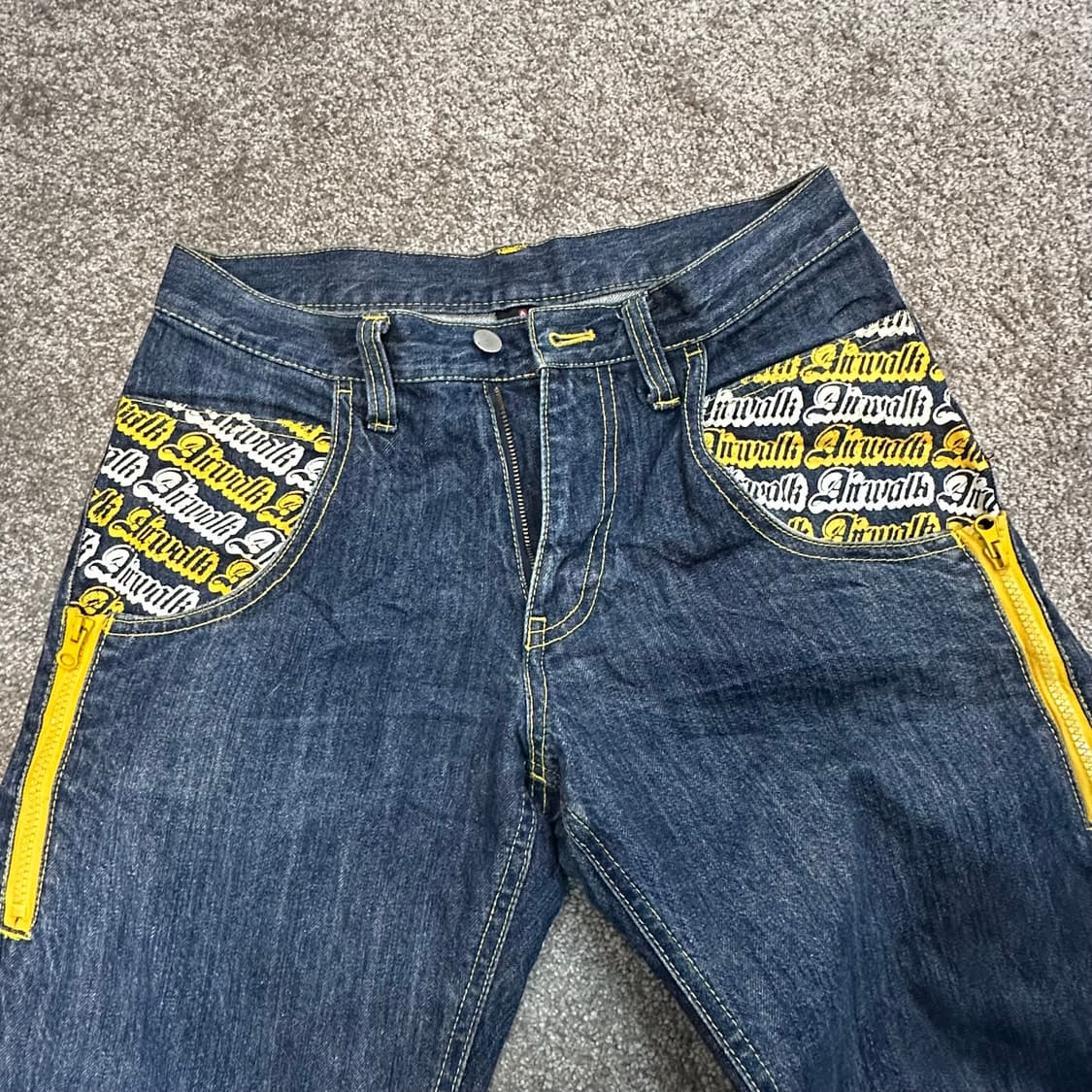 에어워크 딥블루 스트레이트 데님팬츠30 상품이미지3