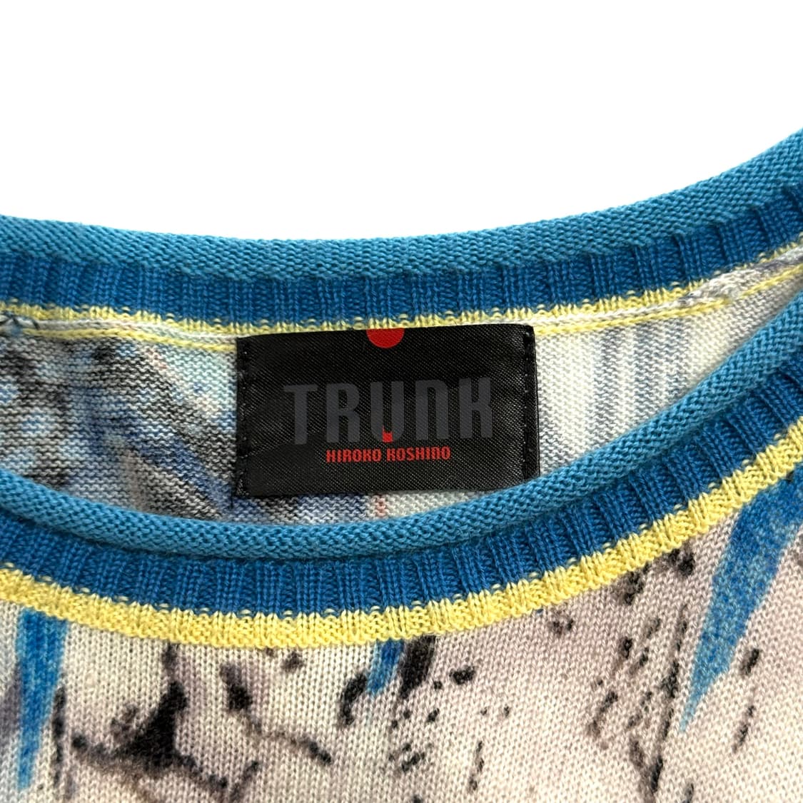 Hiroko Koshino TRUNK 아트그래픽 긴팔티셔츠  상품이미지3