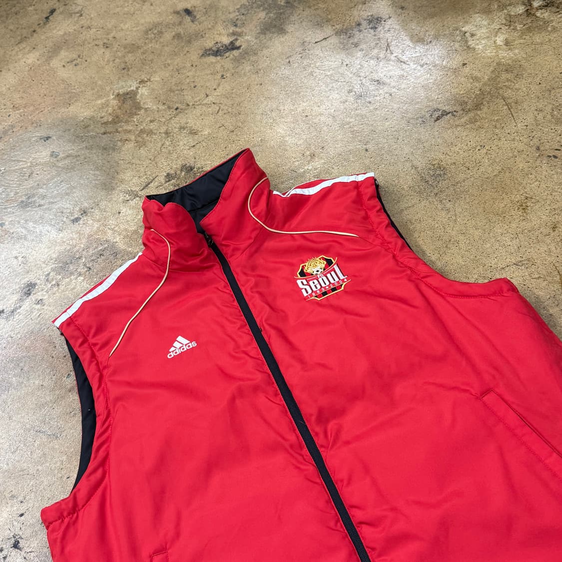 [정품/110] 아디다스 FC서울 패딩 조끼 블랙 b19 상품이미지4