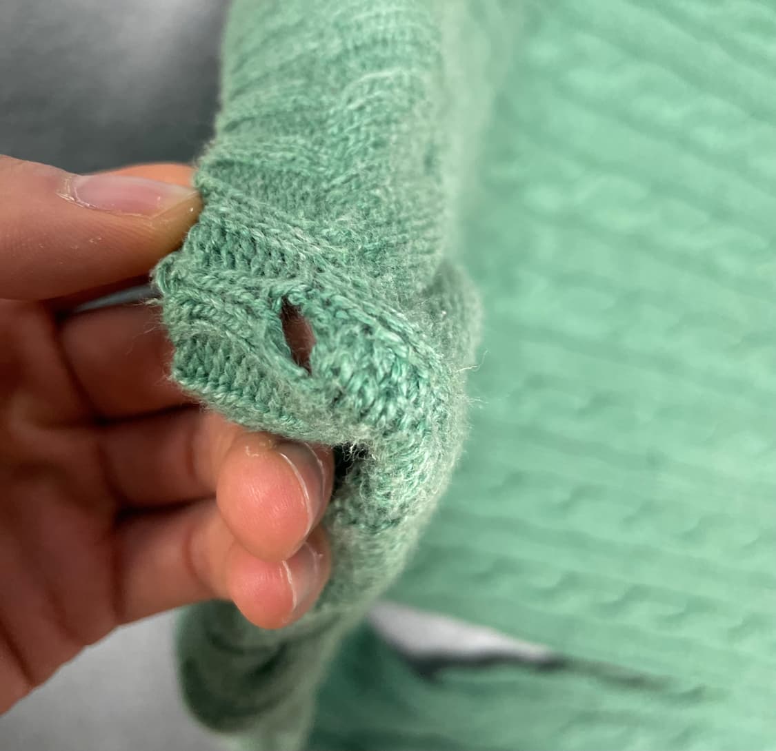 폴로 케이블 니트 상품이미지5