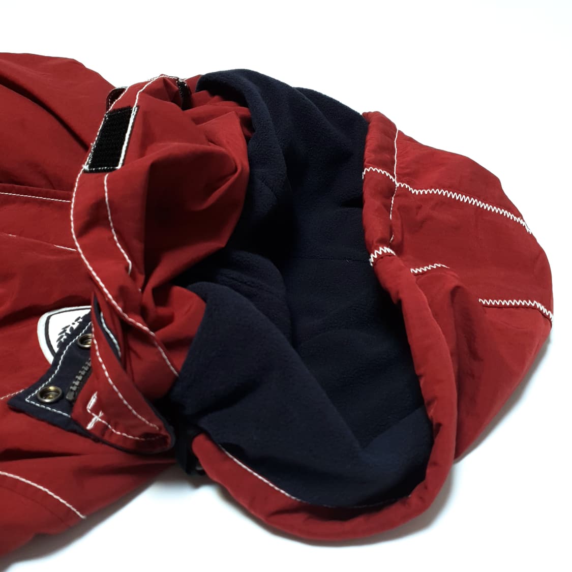 타미힐피거 올드스쿨 H로고 버건디 바람막이 점퍼 상품이미지5