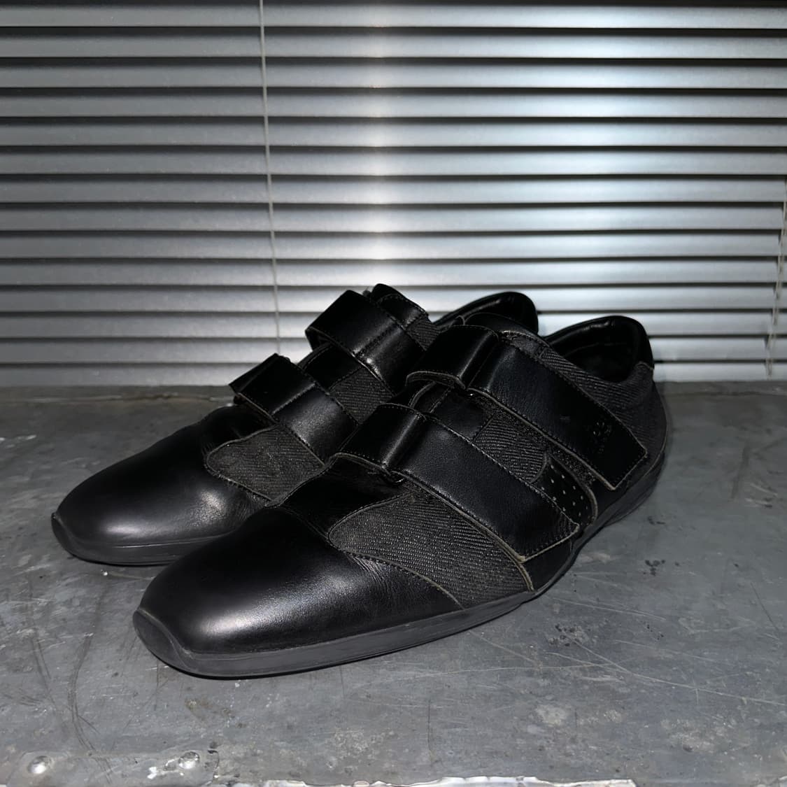 00s 풀박스 블랙 구찌 벨크로 스트랩 스포츠 스니커 상품이미지7