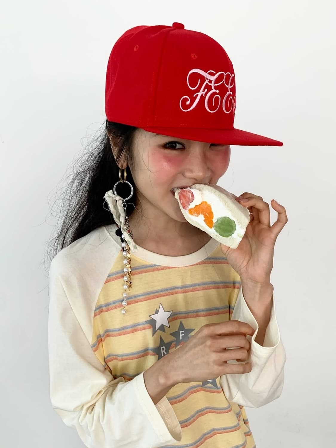 샵페어리 레인보우 래글런 티셔츠 상품이미지1