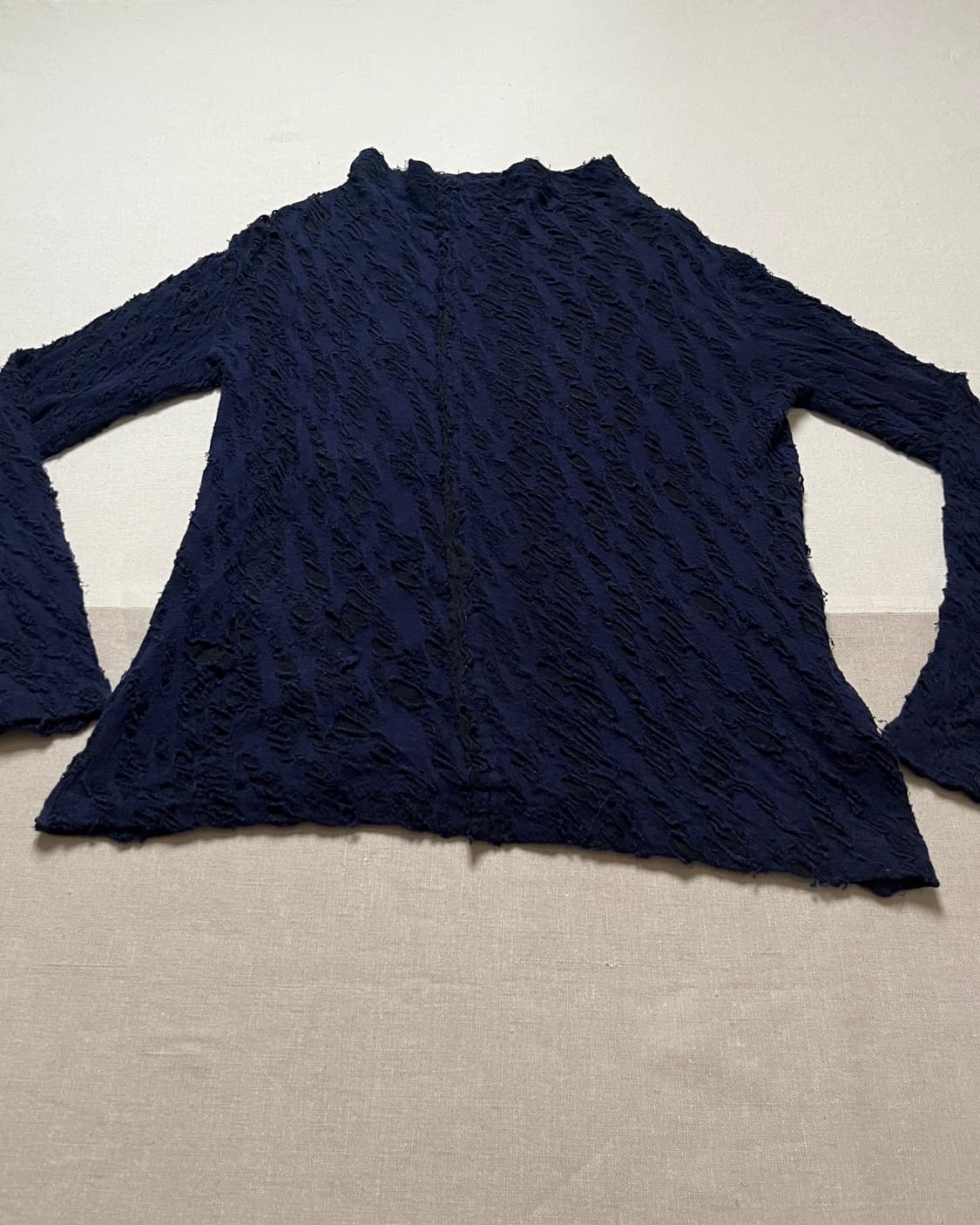 요지야마모토 데미지 시스루 레이어드 컷앤소 Yohji yamamoto 상품이미지6