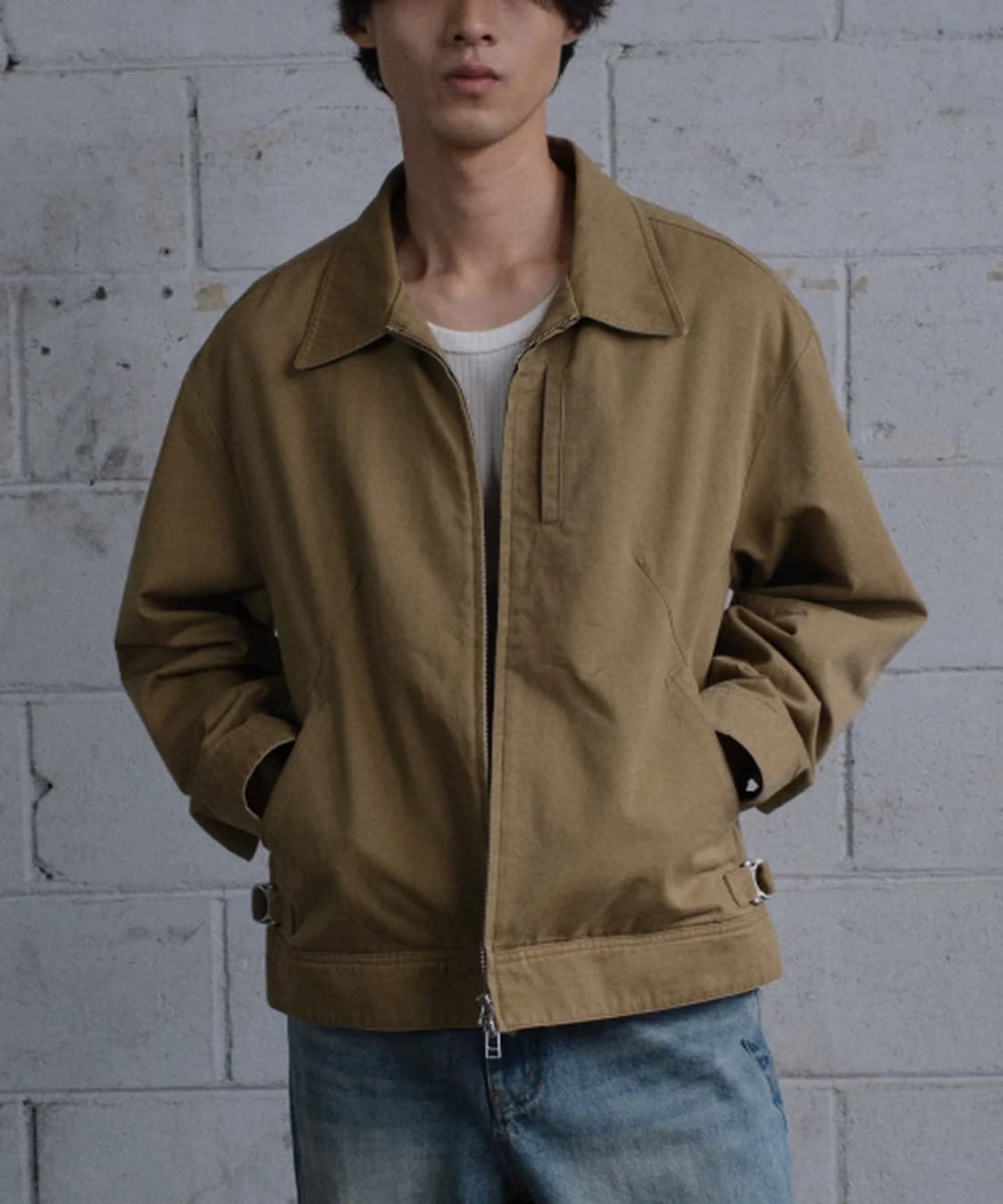 다이브인 워시드 스윙탑 카멜 1사이즈 상품이미지5