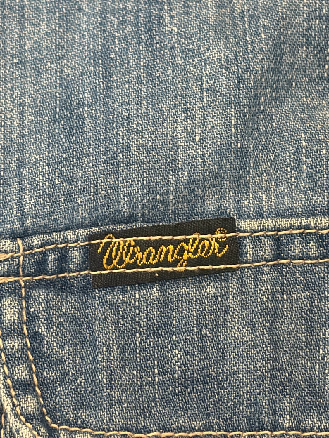 90~00s 랭글러 웨스턴 워크 데님 셔츠 상품이미지9