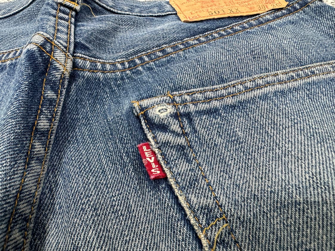 리바이스 501XX 발렌시아산555 USA 90s 셀비지 상품이미지5