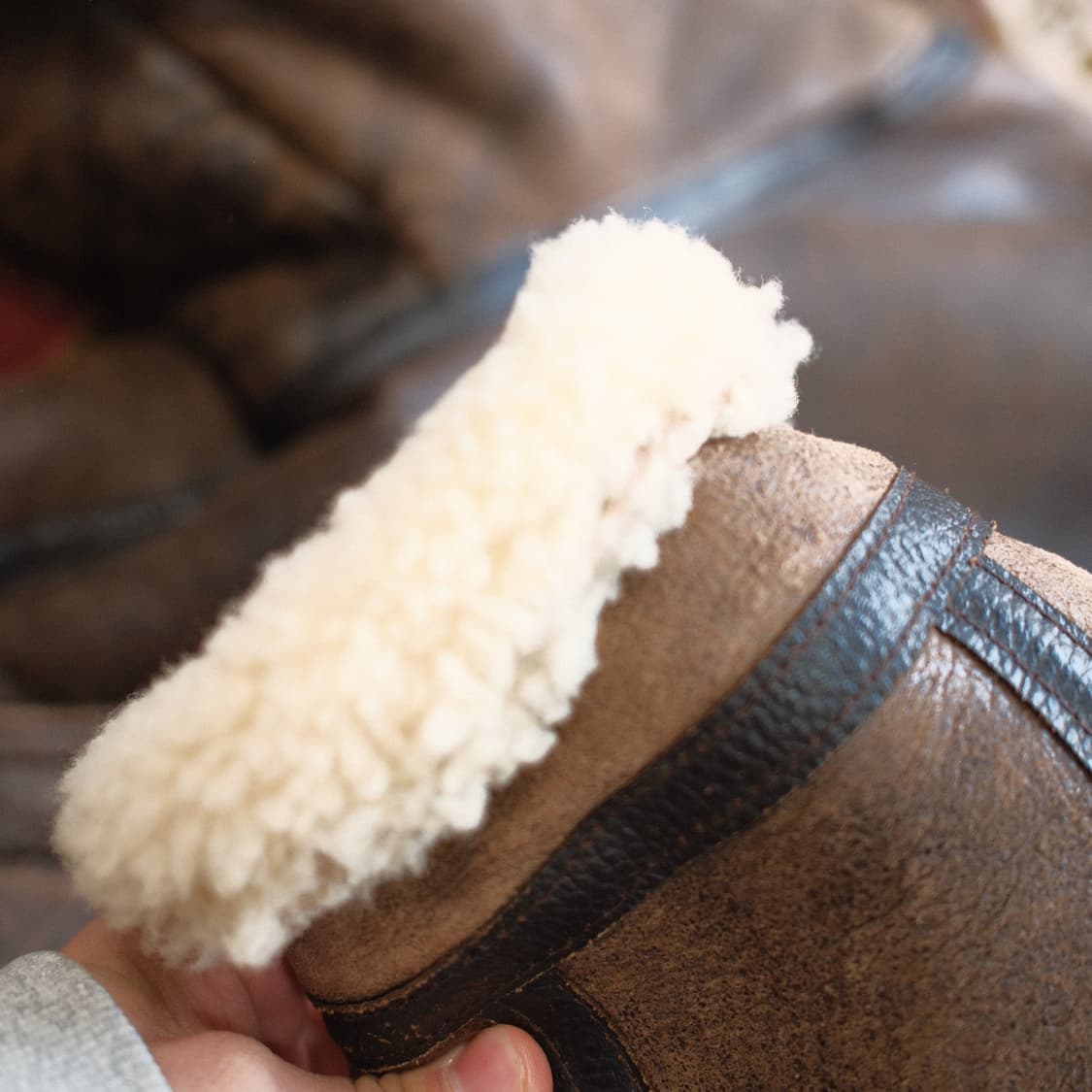 아비렉스 b3 무스탕 무통 자켓 36 상품이미지8