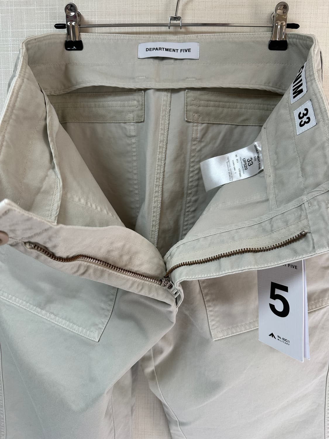 DEPARTMENT 5 / 슬림핏퍼티그팬츠 / 33 / 새상품 상품이미지7