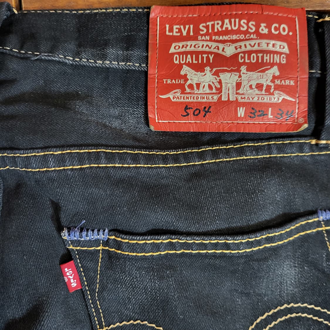 리바이스 청바지 504 (34) 상품이미지8