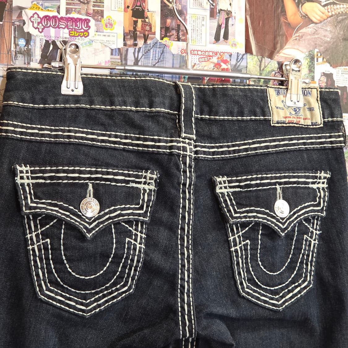 트루릴리전 USA 진청 부츠컷 데님팬츠 상품이미지2