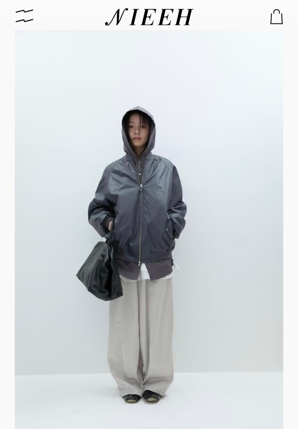 니히 코티드 봄버 자켓 (정가:31만원) 상품이미지2