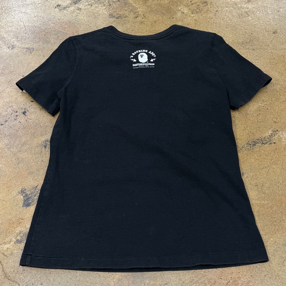 베이프 베이비 마일로 블랙 반팔 티셔츠 상품이미지3