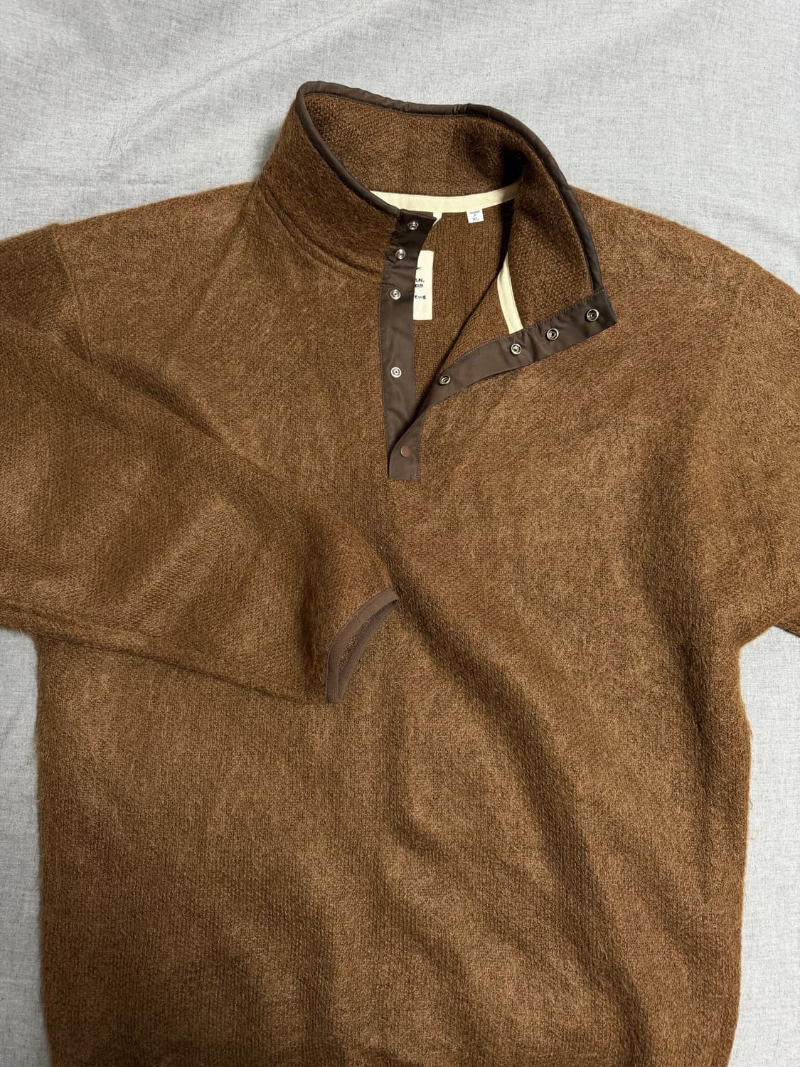 [XL] 나나미카 모헤어 풀오버 브라운 상품이미지1