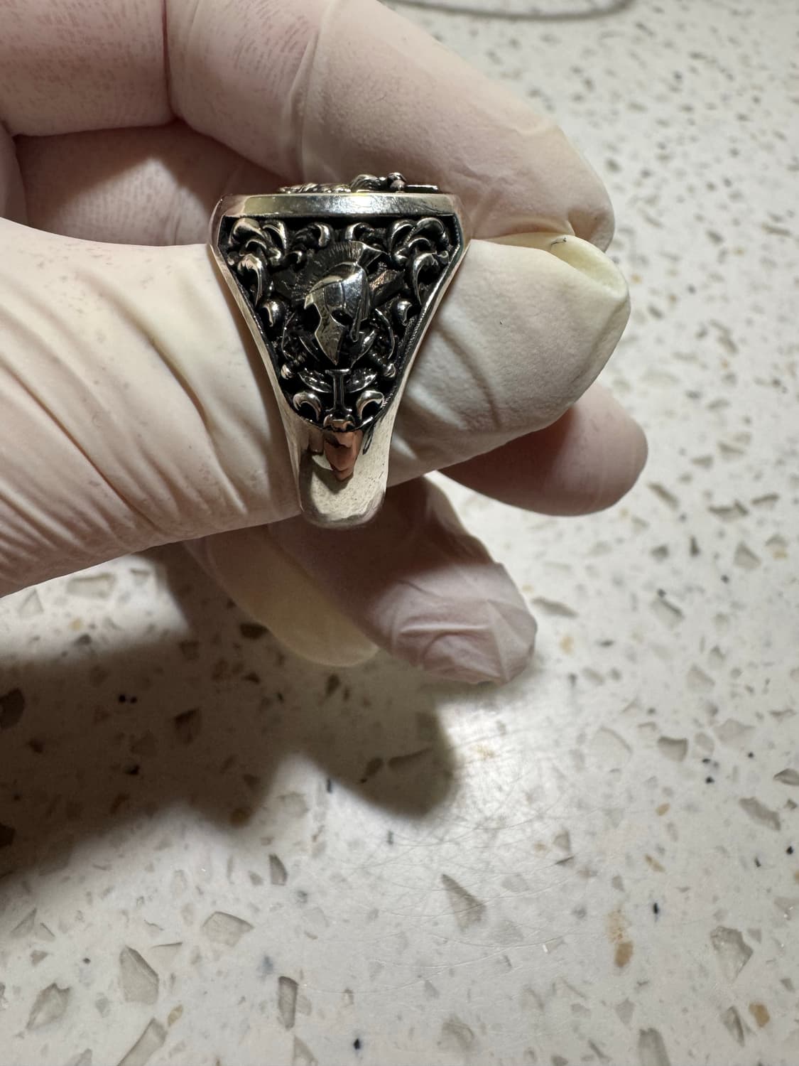 [새상품]로마 SPQR 독수리 문양 은반지 US 11호(한국 24호) 상품이미지4