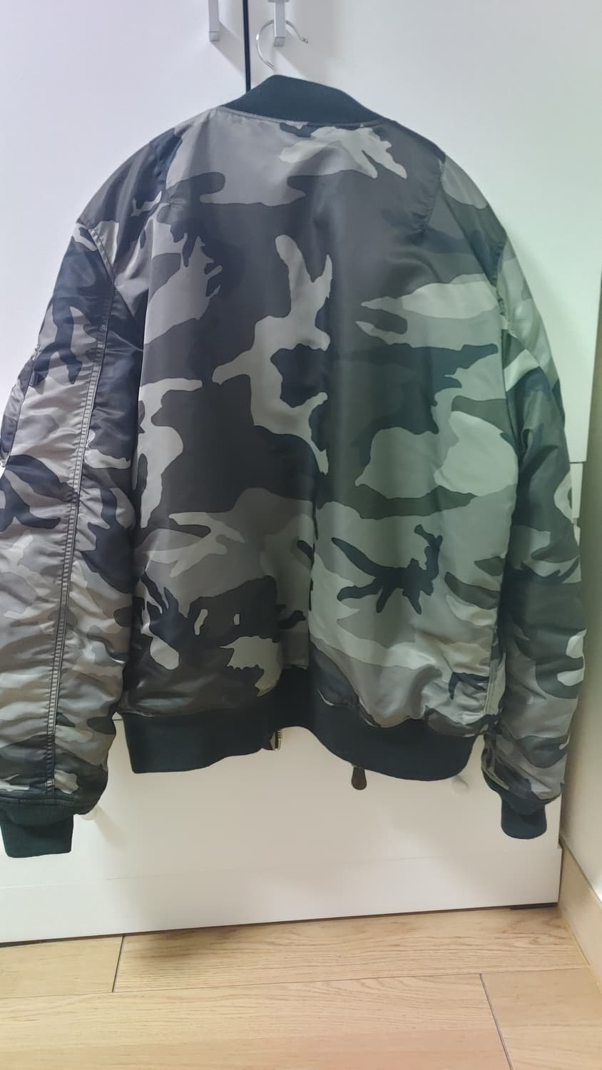 알파인더스트리 카모 MA-1 항공점퍼 2XL 상품이미지2