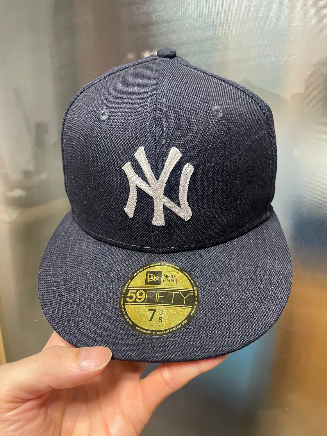 디스이즈네버댓X뉴에라 59fifty 클래식 네이비738(58.7) 상품이미지1