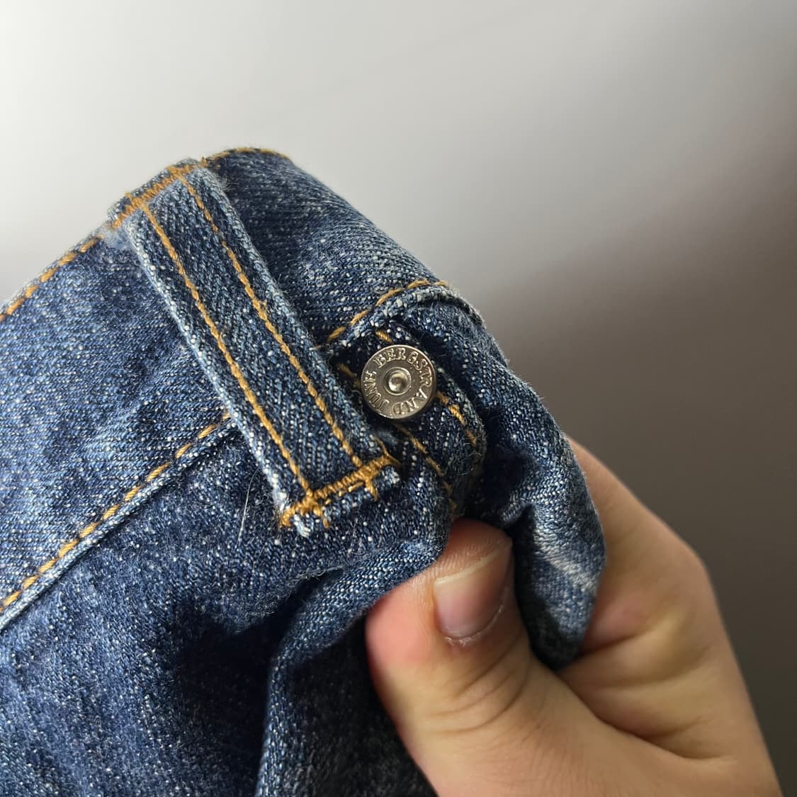 [June Bergstrand] 오리엔탈 잉어자수 데님팬츠 상품이미지5