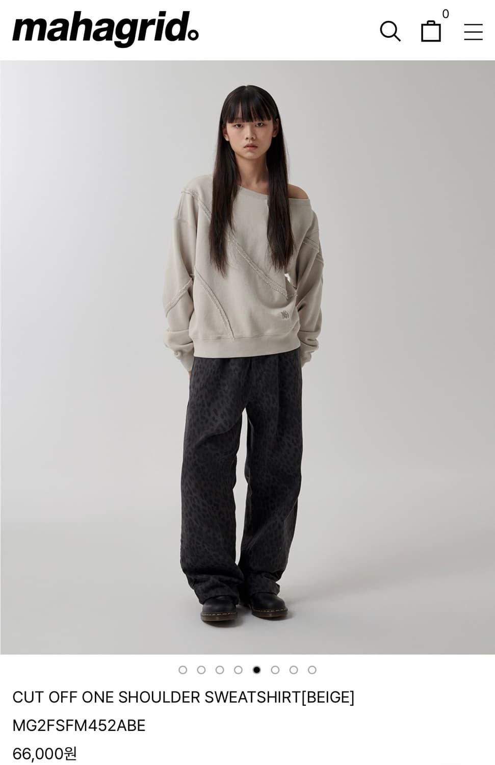 마하그리드 원숄더 맨투맨 상품이미지4