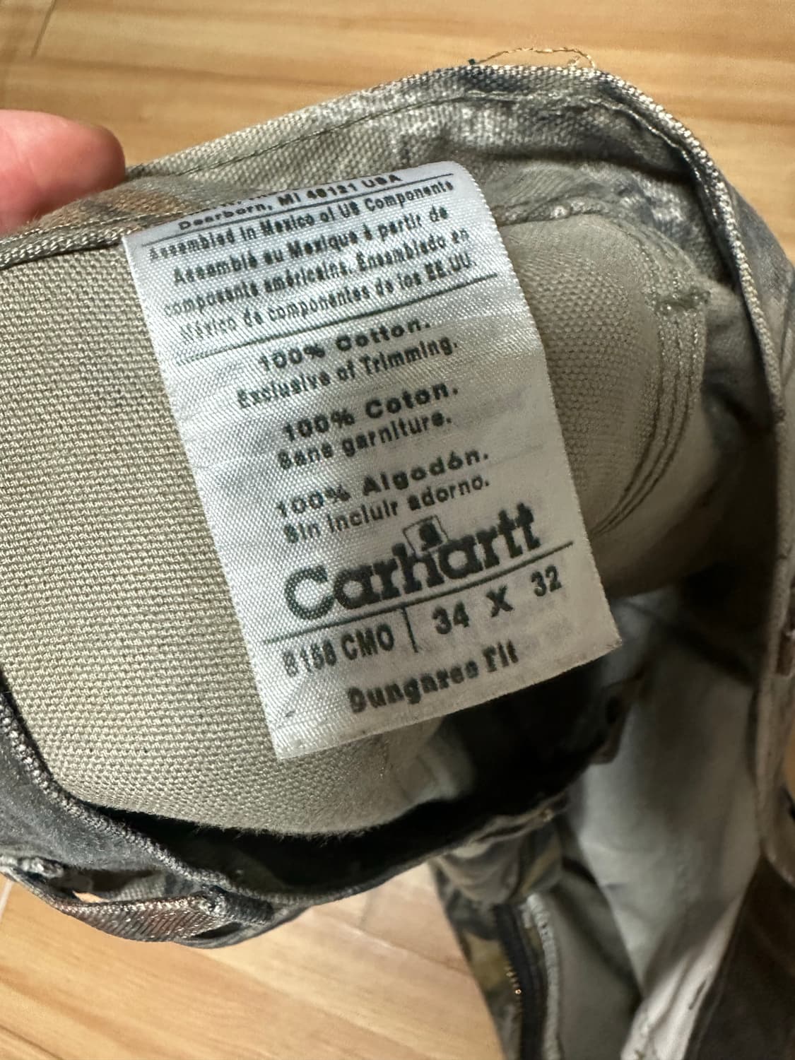 칼하트 리얼트리 팬츠 상품이미지2