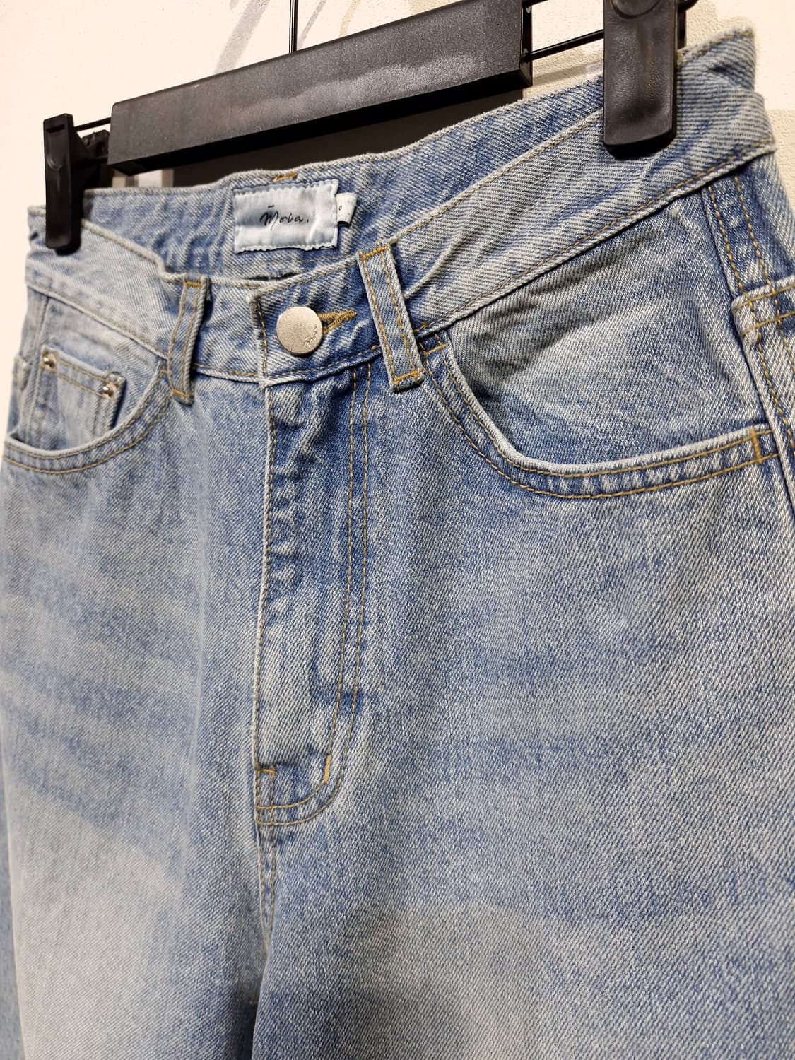 moia 모이아 하이웨스트 일자핏 데님팬츠(0) 상품이미지6