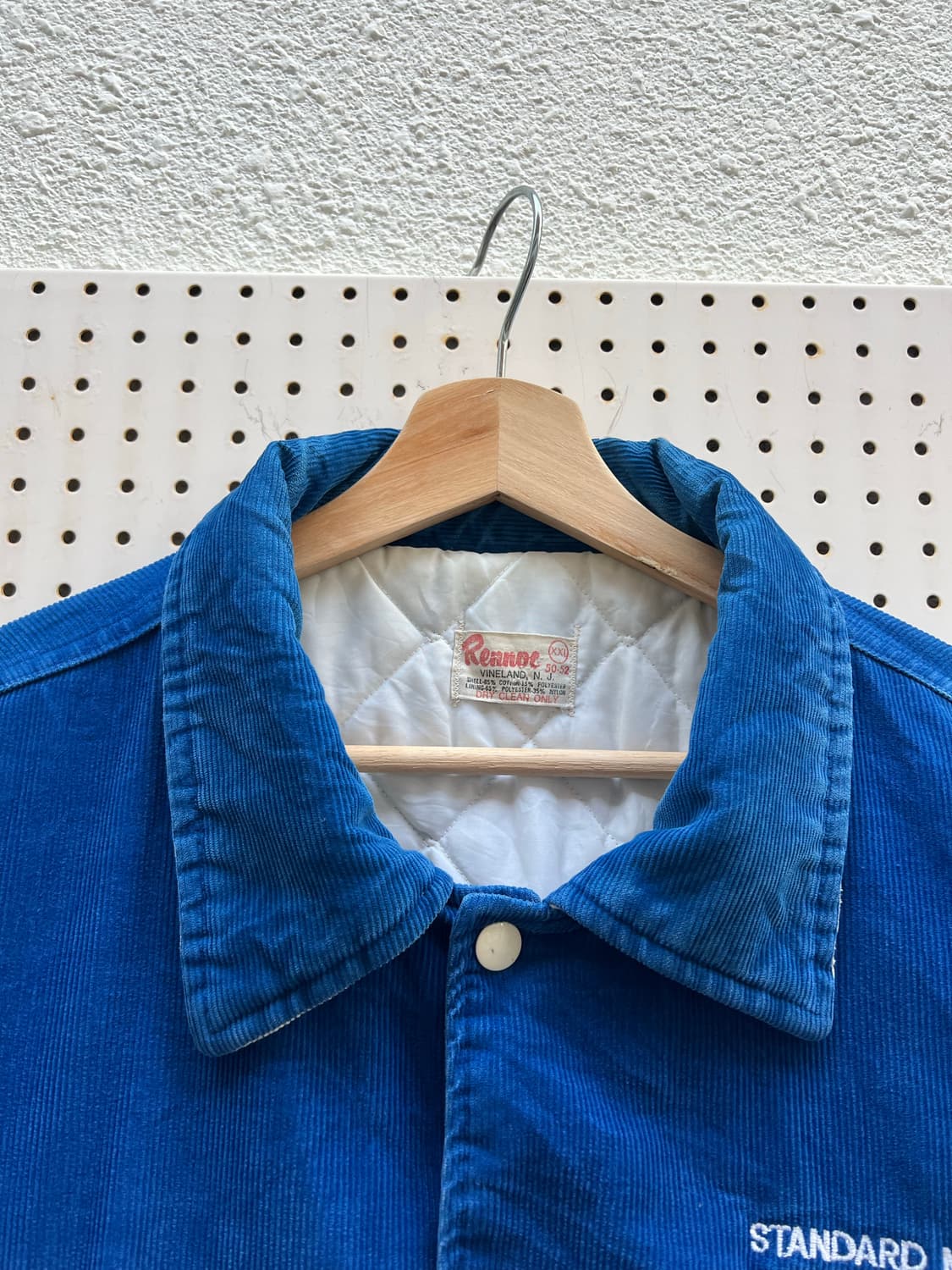 1980s RENNOC USA CORDUROY 코듀로이바시티자켓 상품이미지6