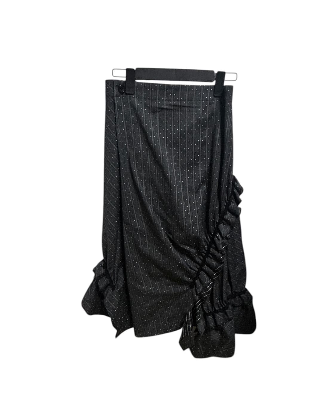 rare) 꼼데가르송 비대칭 셔링 랩 스커트 상품이미지3