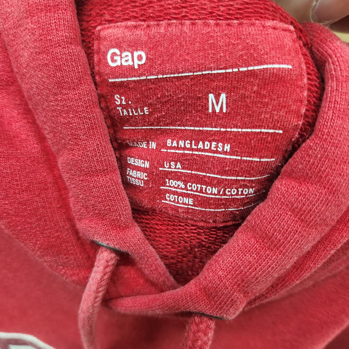 GAP 빅로고 후드티 M(L) 남여공용 상품이미지5