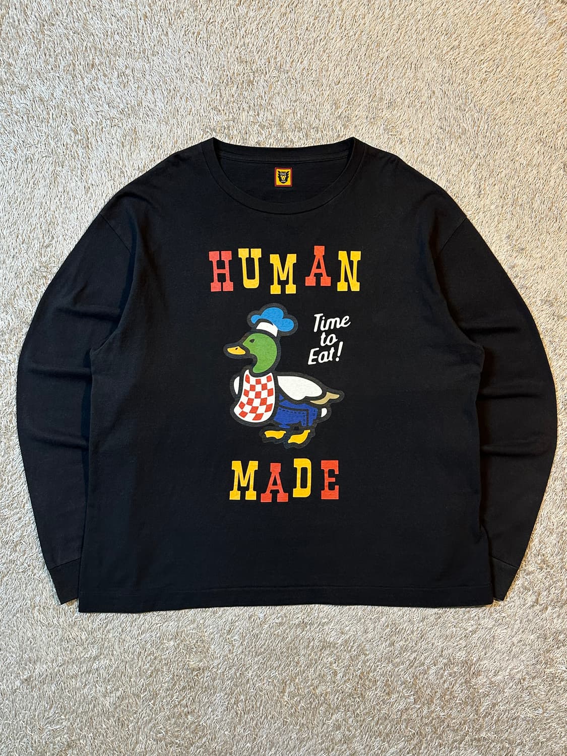 휴먼메이드 그래픽 롱슬리브 긴팔 블랙 상품이미지1