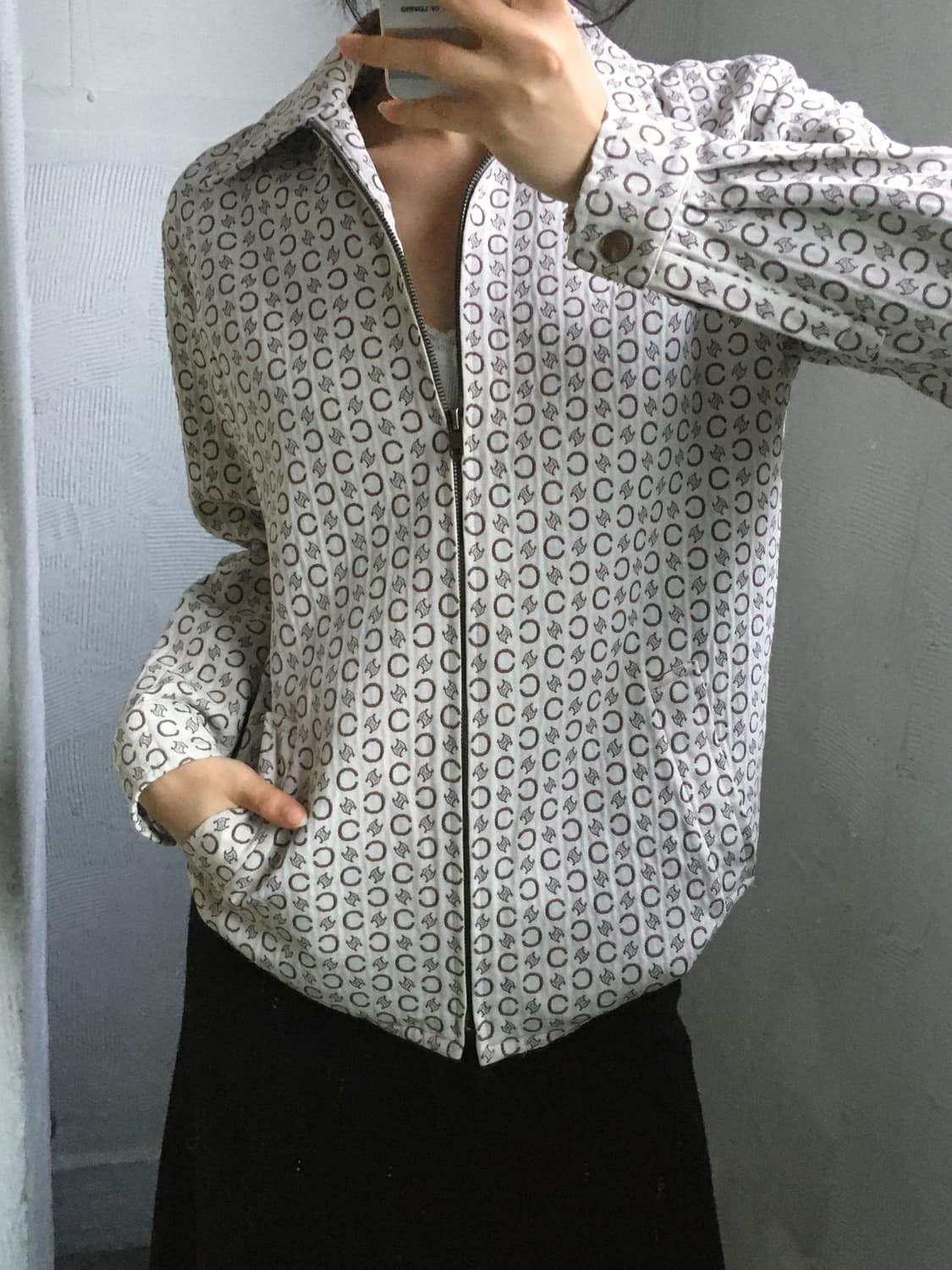 Celine 셀린느 트리오페 모노그램 집업 자켓 상품이미지3