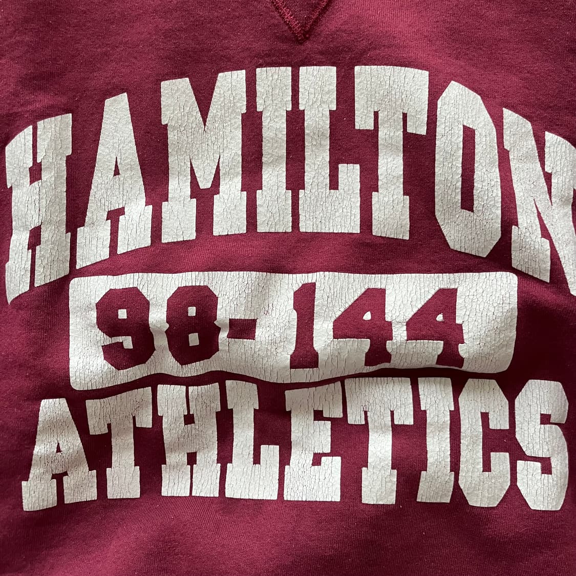 M러셀 애슬레틱 스웻셔츠 버건디 빈티지 상품이미지3